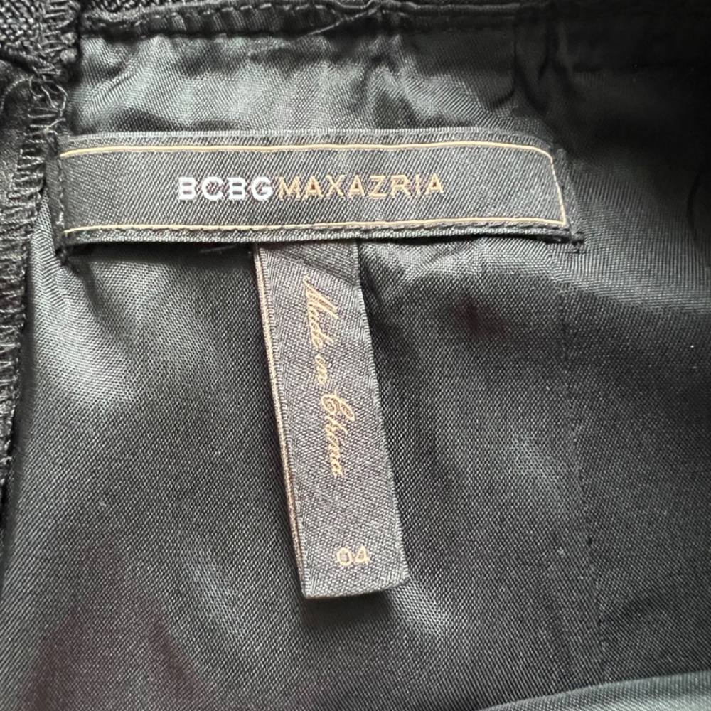 BCBG MAXAZRIA, Size 4, Black - Picture 4 of 9